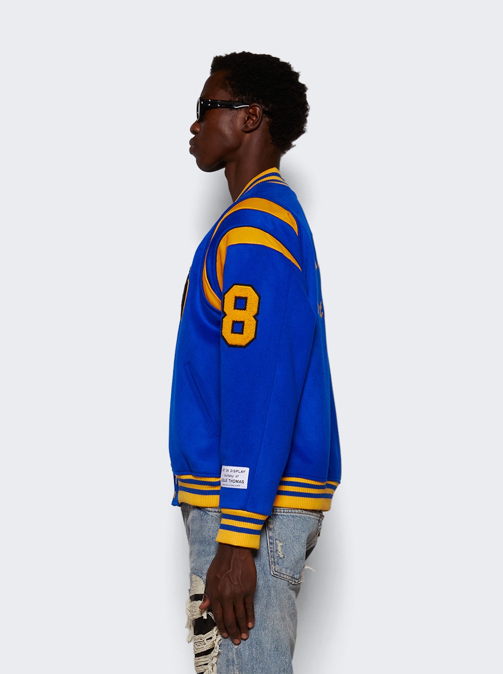 Men | Gallery Dept | Student Varsity Jacket And Gold | Blue