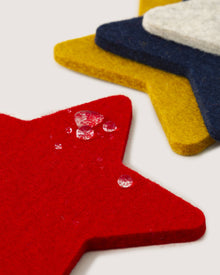 Merino Wool Star Coaster Multi 4 Pack | Americana