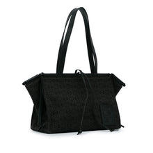 LOEWE | Pre-Owned Anagram Canvas Cushion Tote Bag | Black