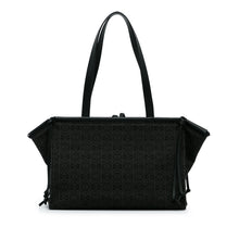 LOEWE | Pre-Owned Anagram Canvas Cushion Tote Bag | Black