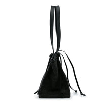 LOEWE | Pre-Owned Anagram Canvas Cushion Tote Bag | Black