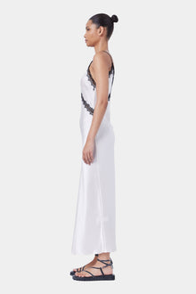 Sadie Dress | Cream W/Black