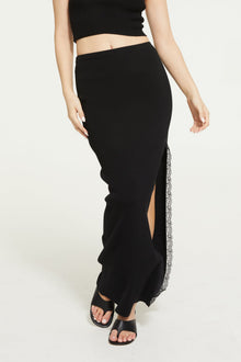Fern Knit Skirt | Black