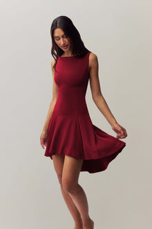 Womens | Daye Mini Dress | Bordeaux