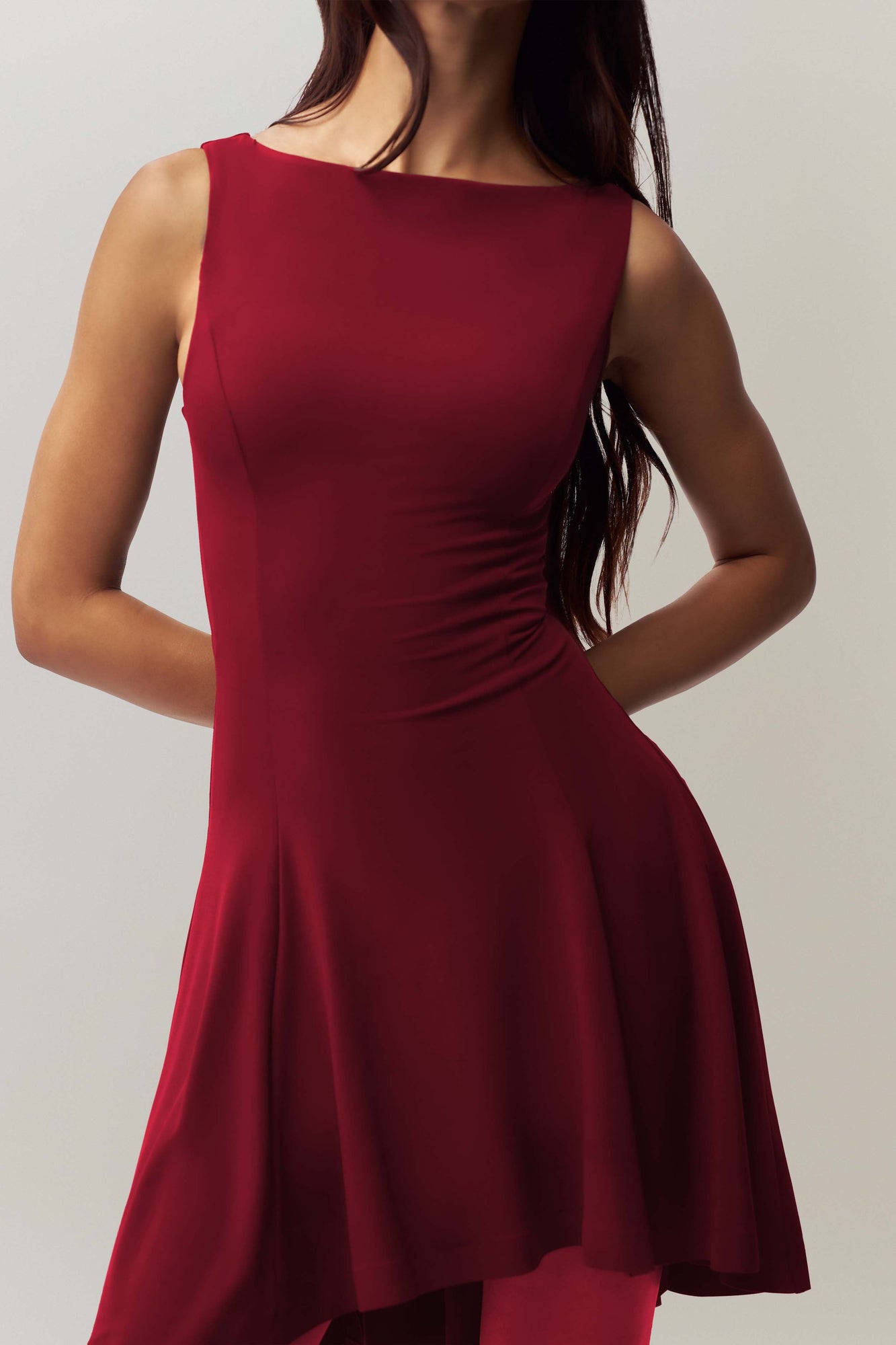 Womens | Daye Mini Dress | Bordeaux
