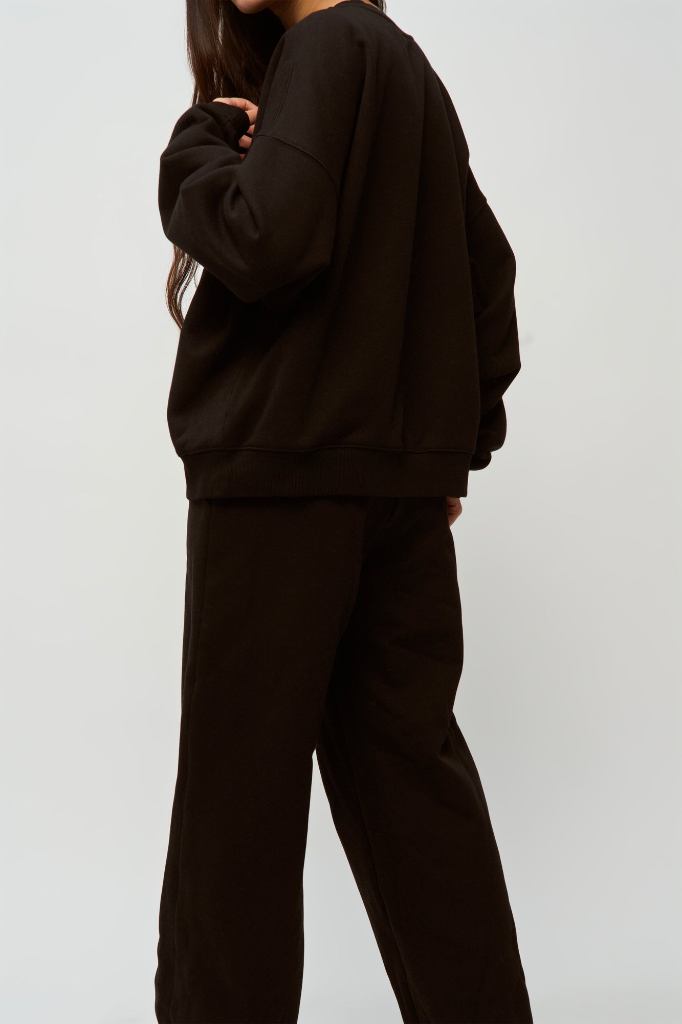 Womens | Guizio Fleece Crewneck | Black