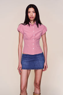 Womens | Micro Mini Denim Skirt | Medium Wash