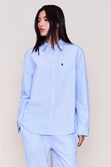 Womens | Oona Buttondown | Blue/White