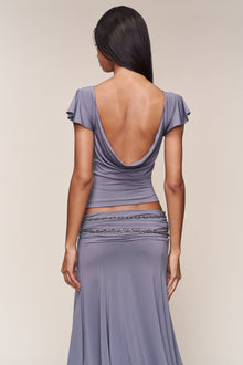 Womens | Soffiano Top | Charcoal