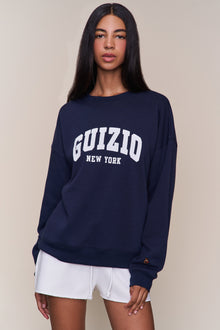 Womens | Guizio Fleece Crewneck | Navy