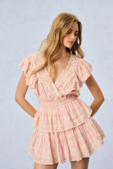 Gwen Heirloom Print Cotton Mini Dress | Macaroon