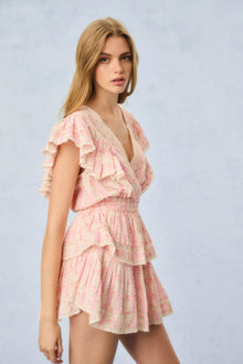 Gwen Heirloom Print Cotton Mini Dress | Macaroon