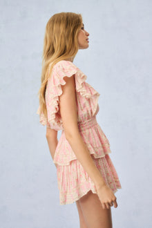 Gwen Heirloom Print Cotton Mini Dress | Macaroon