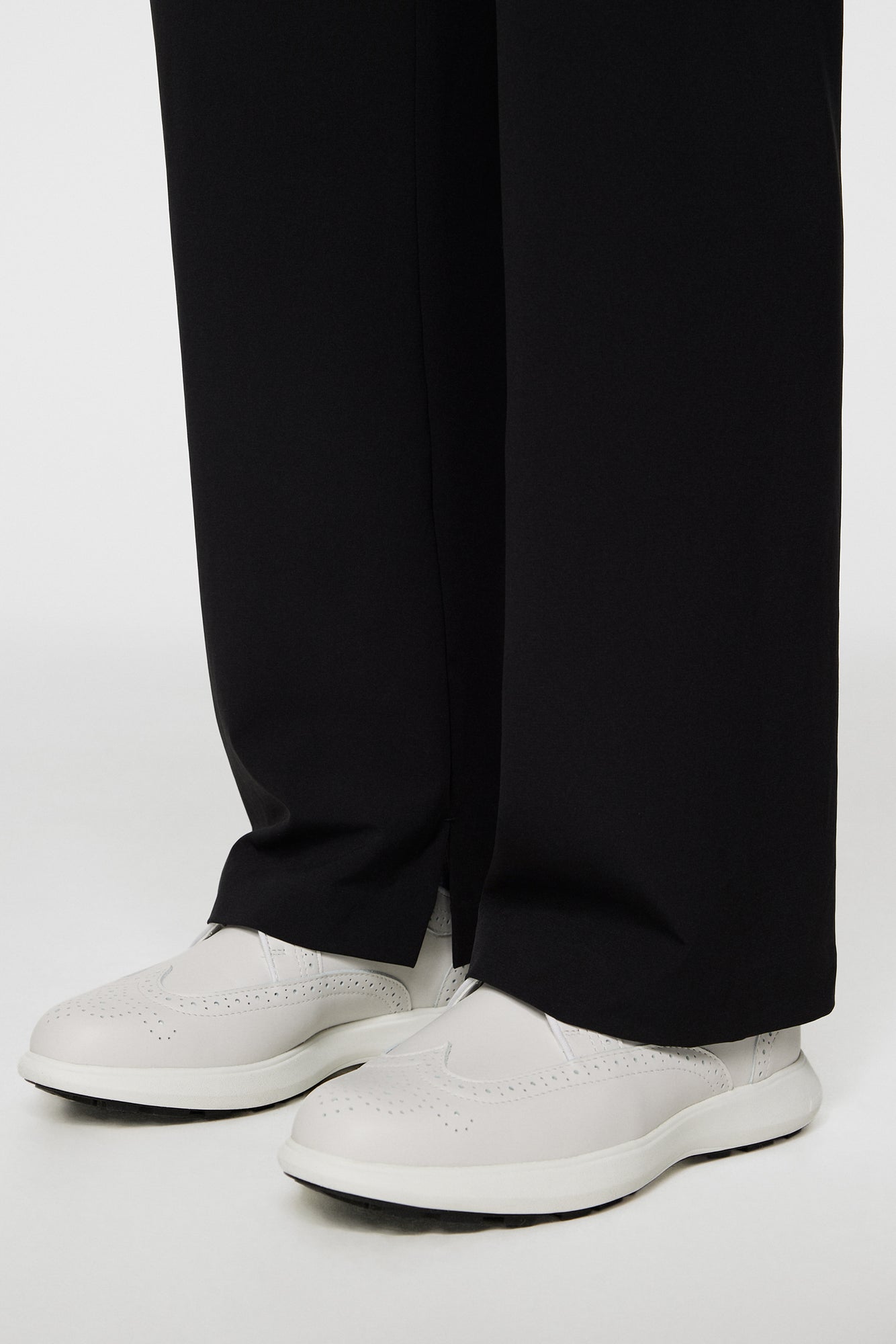 Fairway Brogue Golf Sneaker W in White by J.Lindeberg