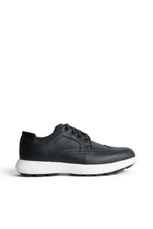 Women | Fairway Brogue Golf Sneaker | Black