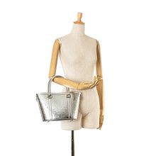 Dior | Pre-Owned Oblique Patent Tote | Silver