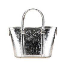 Dior | Pre-Owned Oblique Patent Tote | Silver