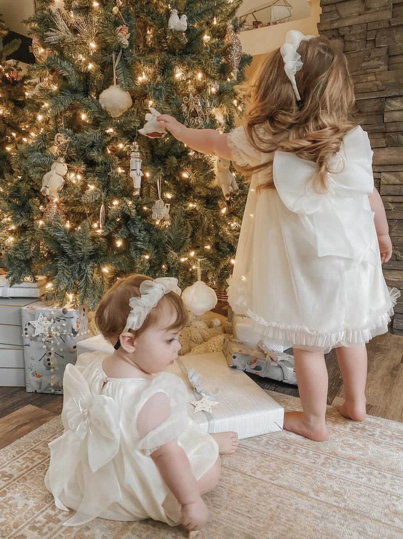 Girl | Bella Buttermilk Tulle Romper