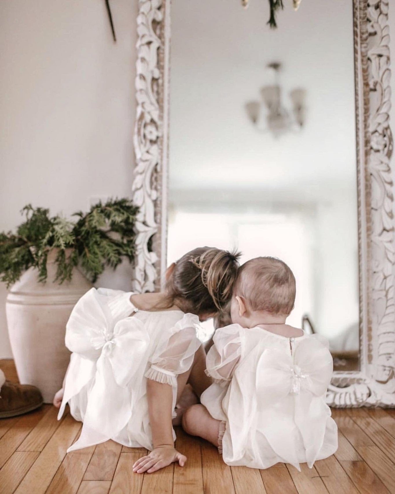 Girl | Bella Buttermilk Tulle Romper