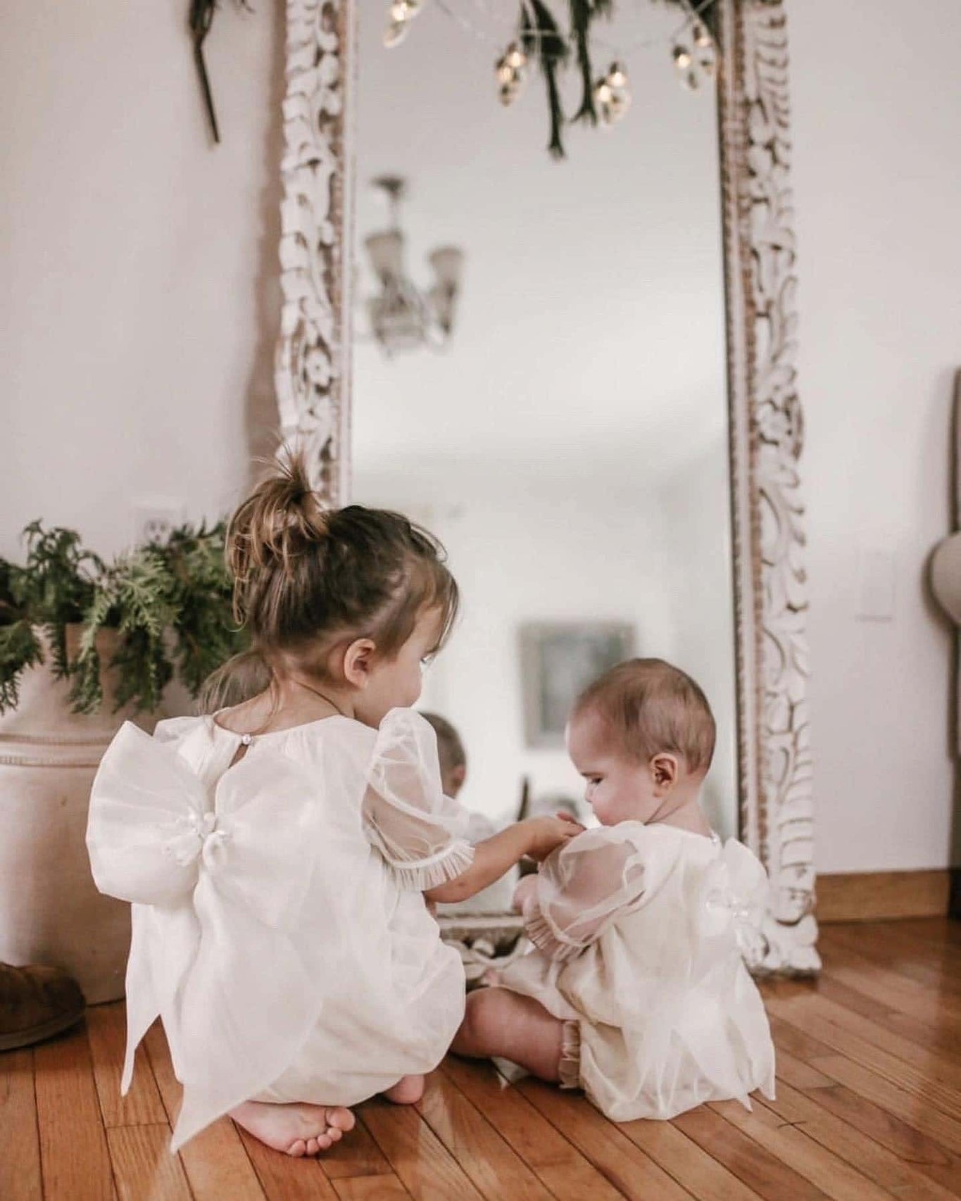 Girl | Bella Buttermilk Tulle Romper