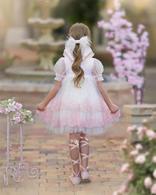Girl | Laila Large Hair Bow | White
