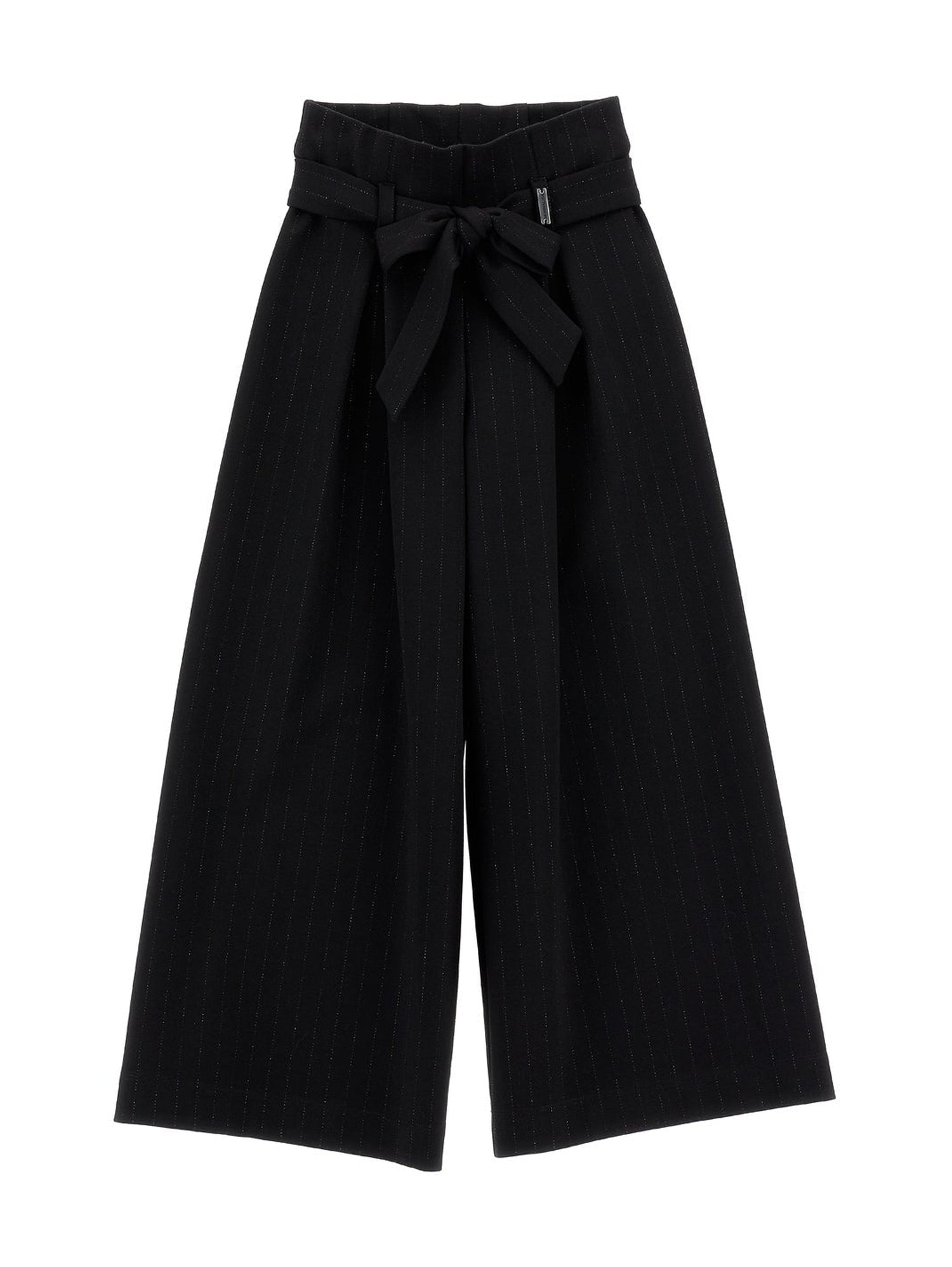 Girls | Soft Lurex Trousers | Black