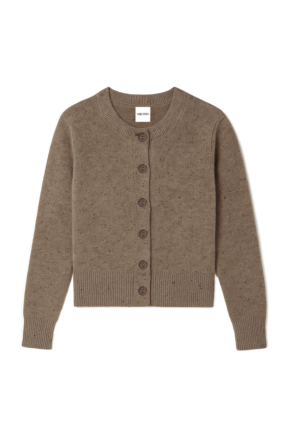 Greta Cashmere Cardigan | Walnut