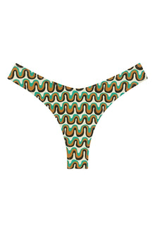 Lulu Zig Zag Stitch Bikini Bottom | Groovy