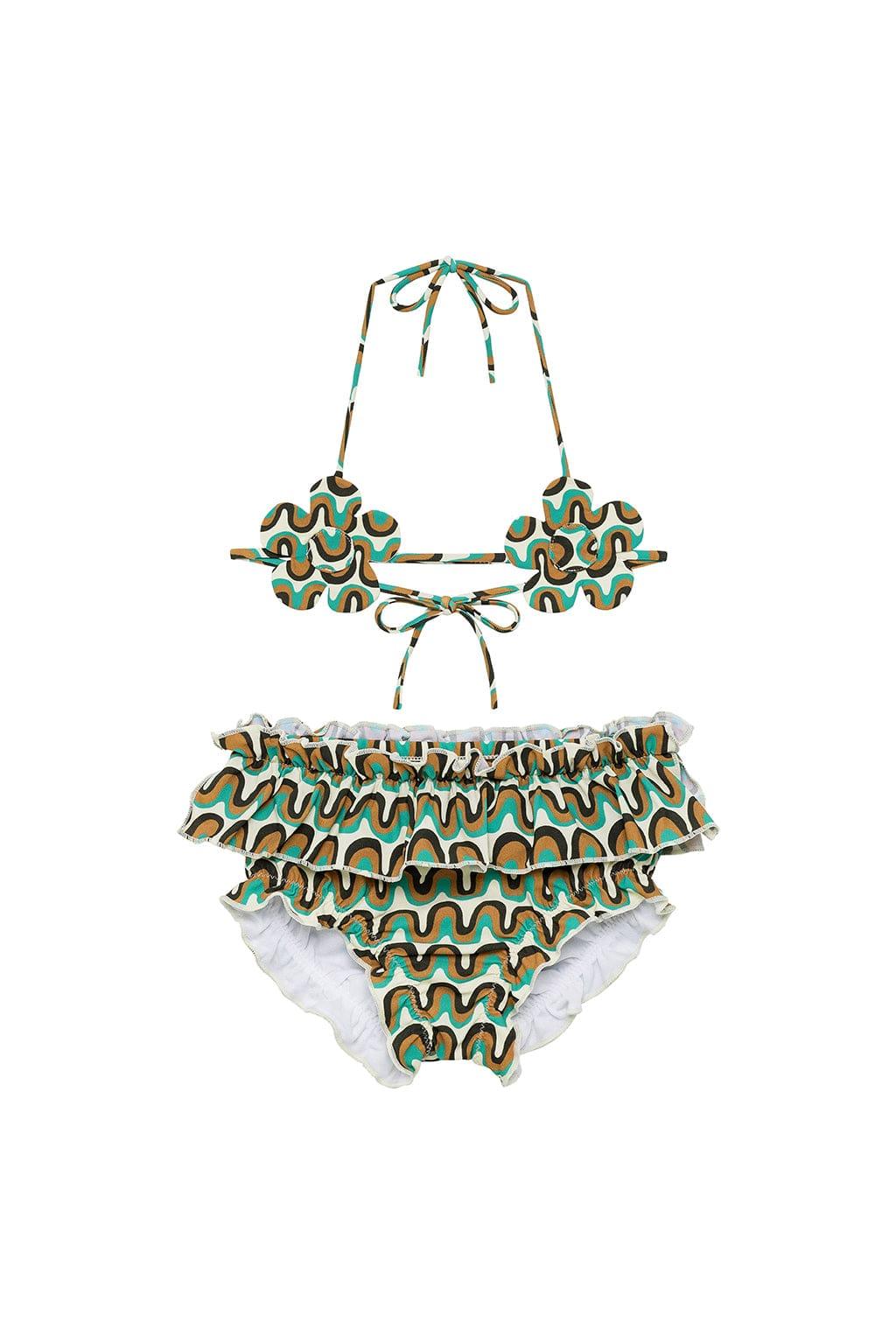 Kids | Flower Top X Cabana Bottom Set | Groovy