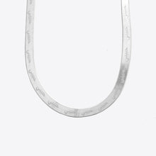 Habibi Herringbone Chain Necklace | Sterling Silver