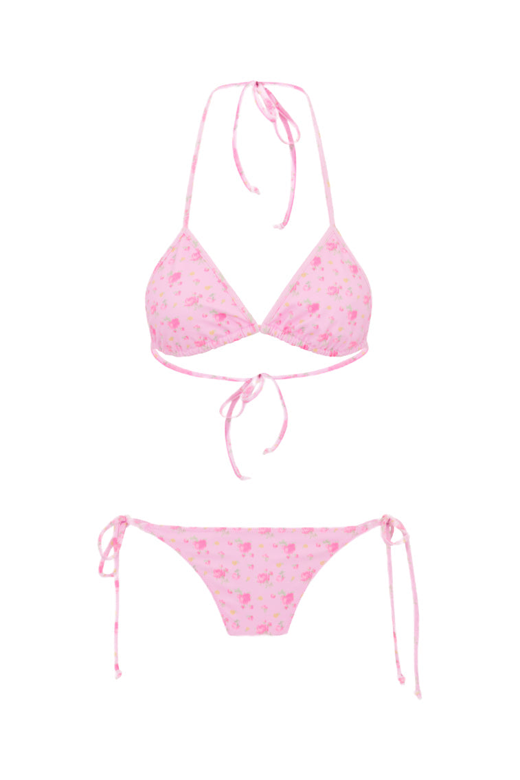 Harbor Floral Triangle Bikini | Ibiza Sunset
