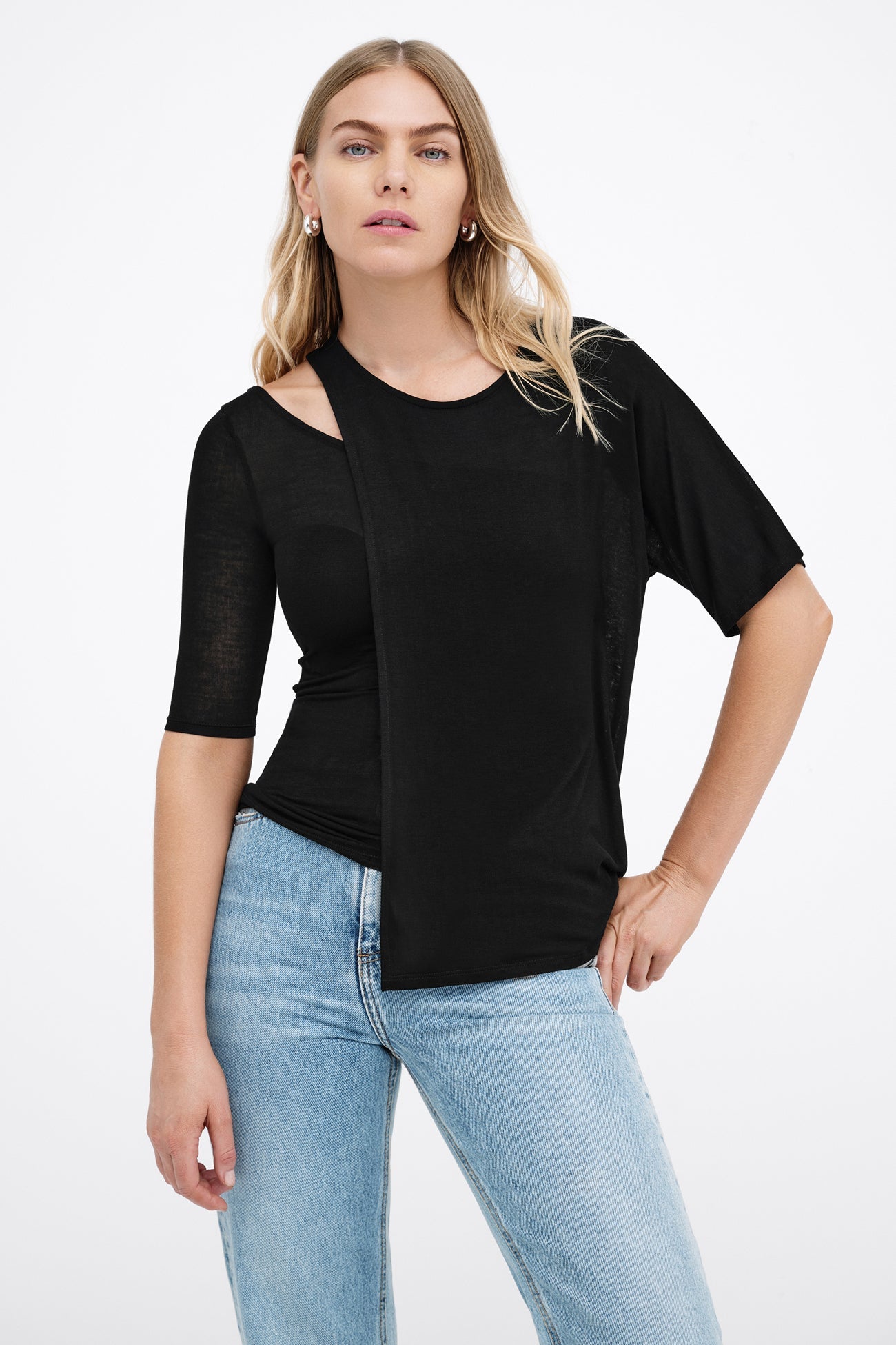 Tilda Cutout Top | Black