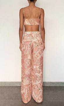 Hemant And Nandita | Fiza Cotton Pants | Pink
