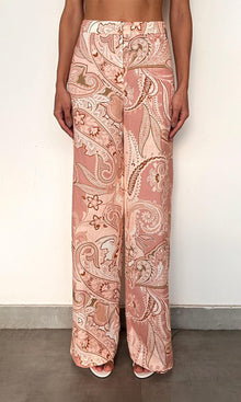 Hemant And Nandita | Fiza Cotton Pants | Pink