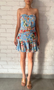 Hemant & Nandita | Tula Tube Dress | Aqua