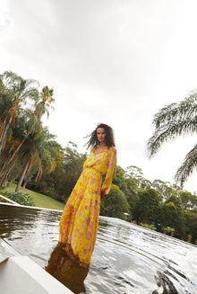 Hemant & Nandita | Raisa Plunged Top | Yellow