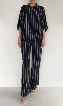 Womens | Rekh Viscose Heavy Crepe Pants With Slit | Black