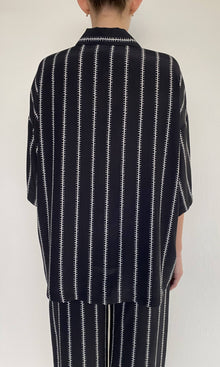 Womens | Rekh Viscose Heavy Crepe Oversized Shirt | Black