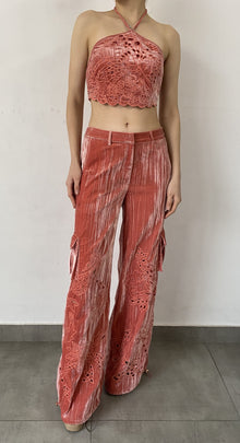 Hemant & Nandita | Sehr Crop Top | Pink