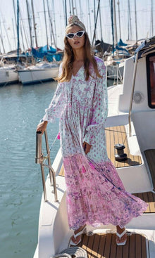 Womens | Suki Viscose Long Dress | Multi