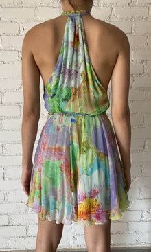 Womens | Tiva Viscose Crinkle Chiffon Romper With Belt | Multicolor