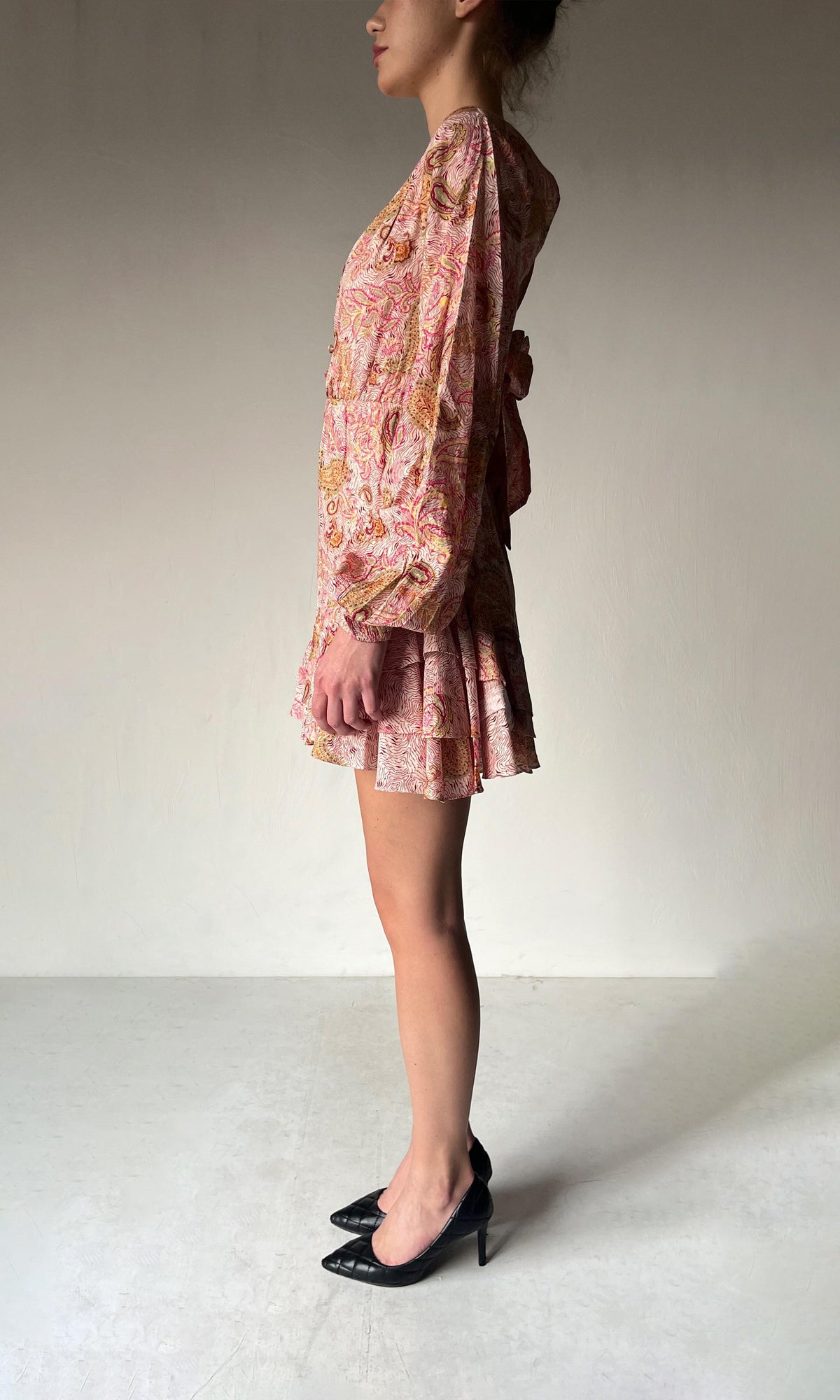 Womens | Vera Cotton Jacquard Short Dress | Multi