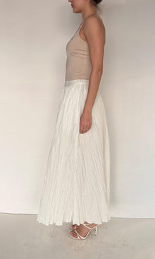 Womens | WHT Cotton Long Skirt | White