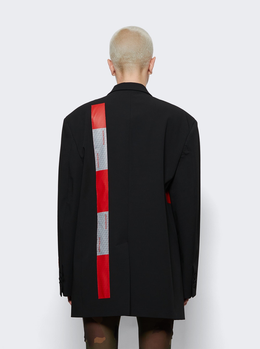 Women | Heron Preston | Logo Tape Tailored Blazer | Black