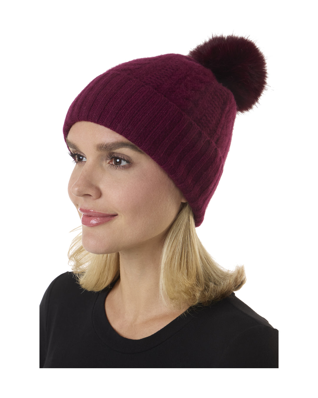 Amicale Cashmere | Women | Women's Hat | Bordeaux