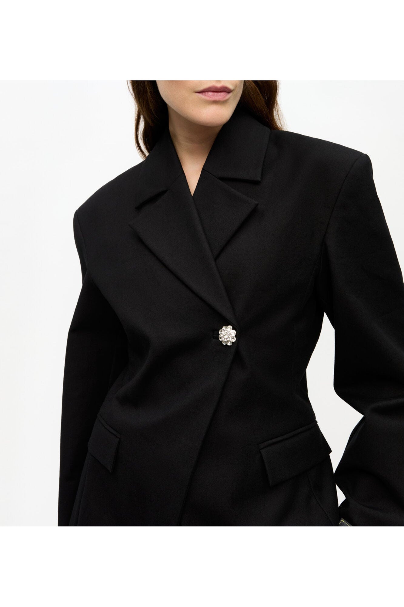 Heavy Cotton Tailoring Blazer | Black