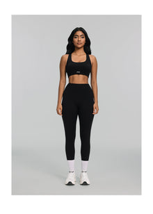 High-Waisted Impact Mesh Leggings | Black