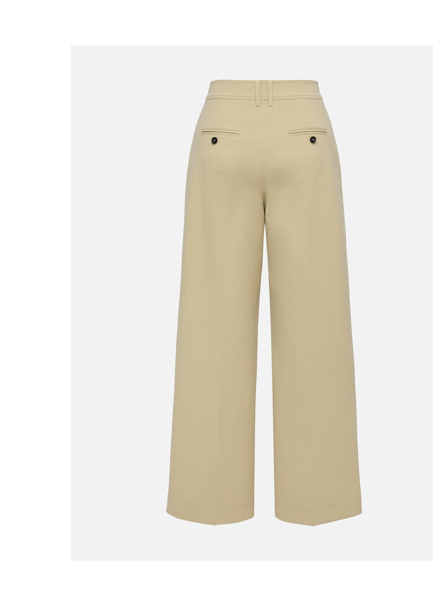 High-Waisted Wide-Leg Pants | Khaki