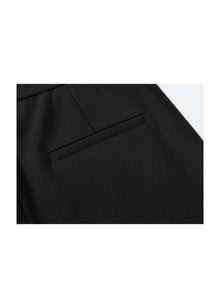 High-waisted Bootcut Pants | Black