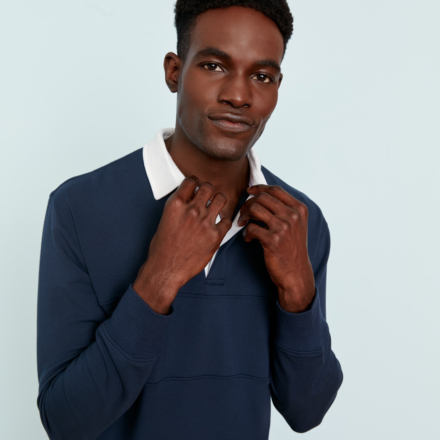 Modal Rugby Pullover | Navy